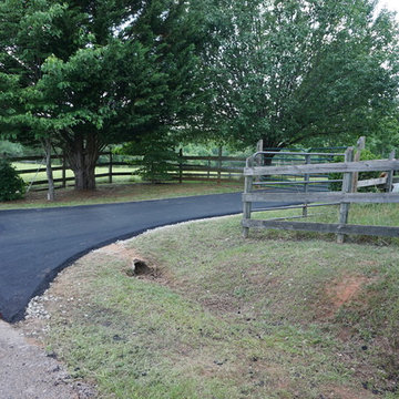 Round Asphalt Driveway Installation (Campobello SC)