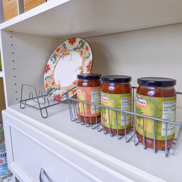 Organized Pantry Shelving
