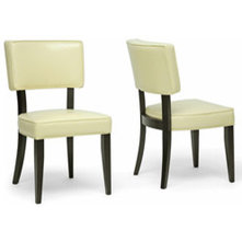Veronica Cream Dining Chairs (Set of 2) | Overstock.com
