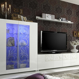 Padua Wall Unit Composition 3 by LC Mobili Italy - 1,399.00 - Entertainment Centers And Tv Stands