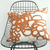 Daisy Decorative Pillow, Orange