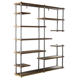 Industrial Bookcases by Furniture Pipeline LLC