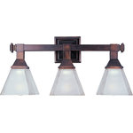 Maxim Lighting - Maxim Lighting 11078FTOI Brentwood 3-Light Bath Vanity in Oil Rubbed Bronze - Product Extension : 6.5