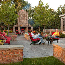 Outdoor fireplace