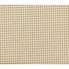 30" Tailored Tiers, Lined, Gingham Check Linen Beige