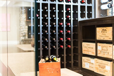Transitional wine cellar photo in Other
