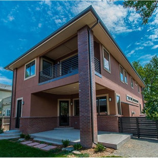 Moderne Häuser mit Backsteinfassade Ideen, Design & Bilder | Houzz