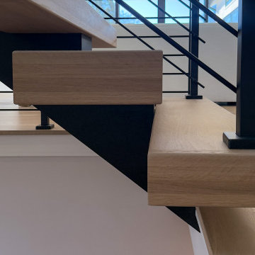Project #147 | Modern Staircase with Seattle Style Stringer