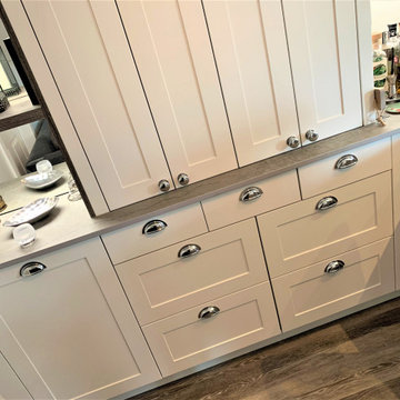 Bespoke Painted Shaker with Pantry