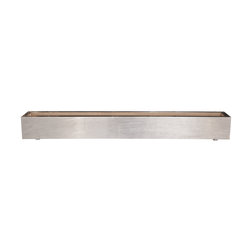 Polished Aluminum Trough - Vases