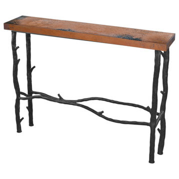South Fork Small Console Table For 40"x8", Rectangular Top