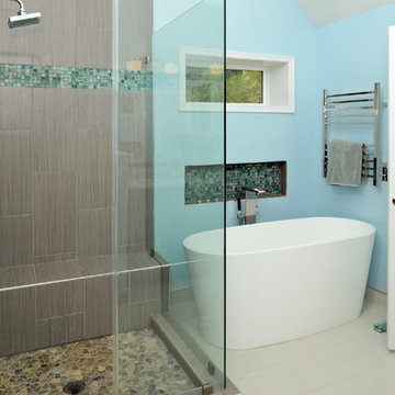 Young Couple Having their Dream Master Bath Suite and Kitchen in Falls Church VA