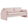 Indicate Performance Velvet Sofa, Pink