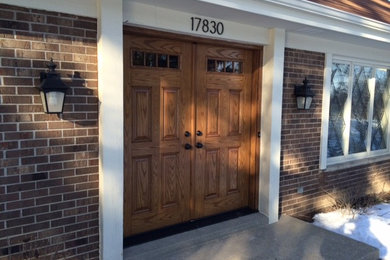Example of a classic exterior home design in Milwaukee