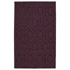 Kaleen Hand-Tufted Imprints Modern Wool Rug, Purple, 9'6"x13'6"