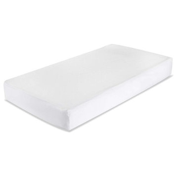 Fitted Sheet For Full Size Crib, White