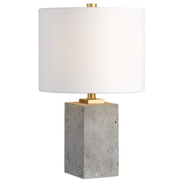 Drexel Concrete Block Lamp Designed by Grace Feyock