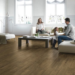 Daltile Saddle Brook - Wood Look Tile Living Room - Wall And Floor Tile