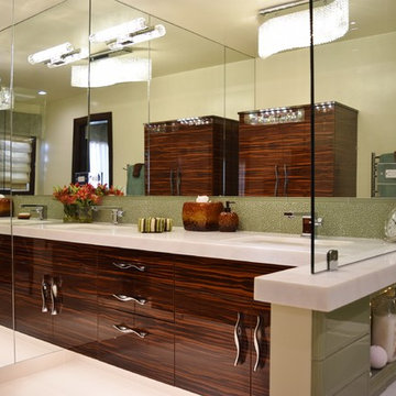 The Jacob Contemporary Master Bath and Guest Bath Remodel - Marina Del Rey, Ca.