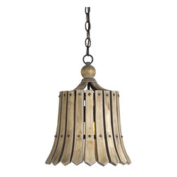 Currey & Company Fruitier Pendant in Natural - Pendant Lighting