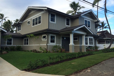 This is an example of an arts and crafts home design in Hawaii.
