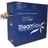 SteamSpa Royal 9 KW QuickStart Acu-Steam Bath Generator Package,Polished Chrome