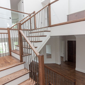 Project #44 | Contemporary Staircase with Skylit Stairwell