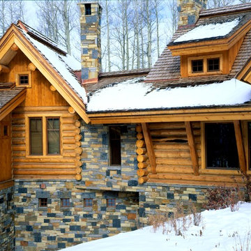 Mountain Log Home