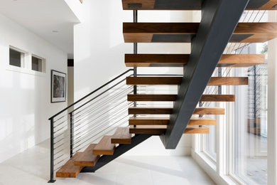 Photo of a modern staircase in Minneapolis.