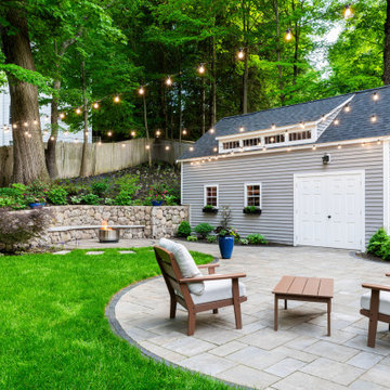Circular Fireside Garden - Wellesley, MA