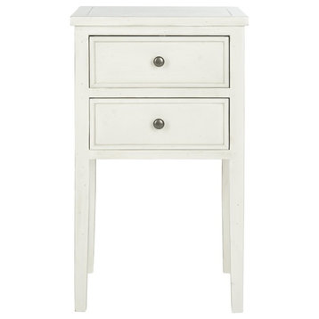 Toby End Table - Eggshell