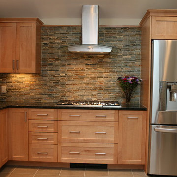 Stained Shaker Kitchen, Lexington, MA