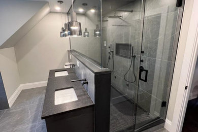 Modern Bathroom Design + Build | Missasauga
