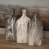 Contemporary Gray Ceramic Vase Set 93687