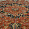 Hand Spun Wool Vegetable Dyes 10'x14' Serapi Recreation Rug Hand Knotted