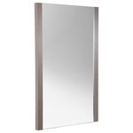 Fresca - Torino Mirror, Gray Oak, 21" - Sleek and modern, the Fresca Torino Mirror breathes new life into bathroom decor. The moment you hang this gorgeous rectangular mirror in your home, everyone will want to know where you got it. This stunning mirror has a contemporary design and a beautiful Gray Oak finish that will complement any bathroom. The glass is recessed into a unique frame that hugs the mirror along the sides. Both the top and bottom are frameless, causing the mirror to reflect additional light, while creating the illusion of a brighter, more spacious environment. It measures 21" in width.