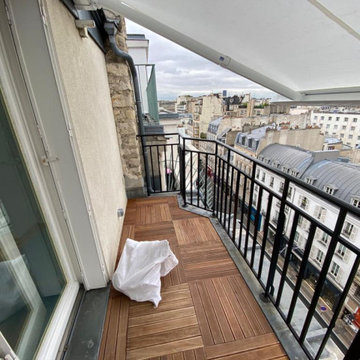 Aménagement petit balcon Haussmannien  Paris 16