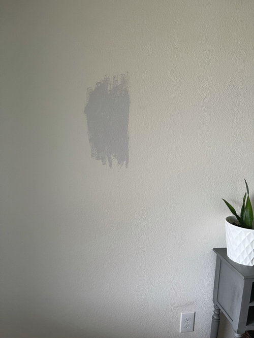 purple undertone in grey paint