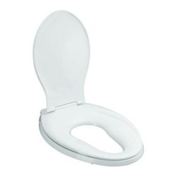 KOHLER - KOHLER Grip-Tight Transitions Q3 Elongated Toilet Seat in White - Toilets