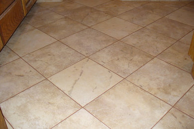 Inspiration for a ceramic tile kitchen remodel in Denver