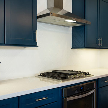 Height's blue kitchen