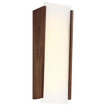 Modern Forms WS-82817 Elysia 1 Light 17" Tall Integrated LED Wall - Dark Walnut