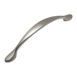 Cosmas - Cosmas 7325-128SN Satin Nickel Cabinet Pull - Cabinet And Drawer Handle Pulls