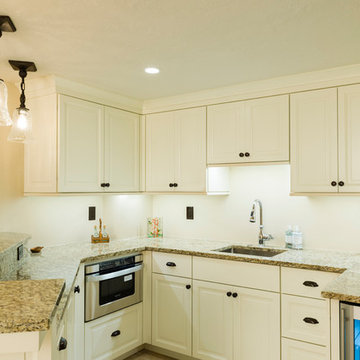 Shaker Heights Basement with Bar and Bath