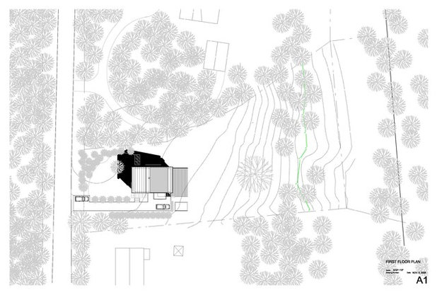 Contemporary Site And Landscape Plan by Stephen Moser Architect