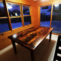 Reclaimed Wood Harvest Tables - Products