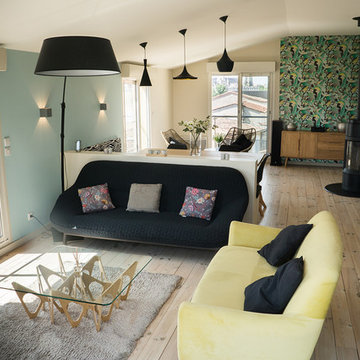 rénovation lumineuse d'un appartement avec terrasse dans Bordeaux