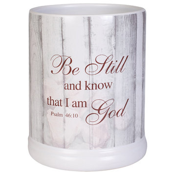 "Be Still and Know" Candle Jar Warmer