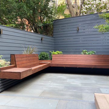 Angled Rowhouse Backtard Redesign
