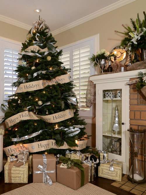 Best White And Silver Christmas Tree Design Ideas & Remodel Pictures ...